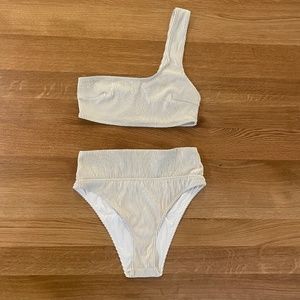 Zulu & Zephyr Atlantic Bralette Bikini Set in Cream